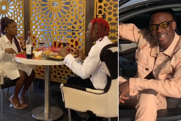 Rema shares video from date with a lucky fan