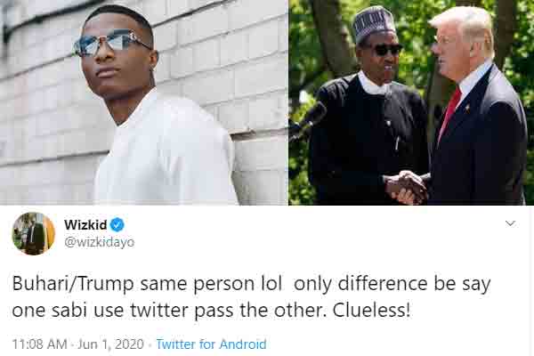 Wizkid identifies the similarity btwn Nigeria and US