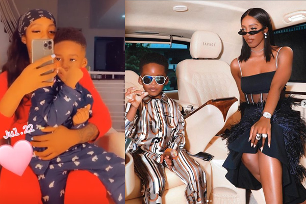 Birthday- Tiwa Savage's son Jamil clocks 5yrs