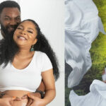 Lovely maternity photos of actress Linda Ejiofor and her husband, Ibrahim Suleiman