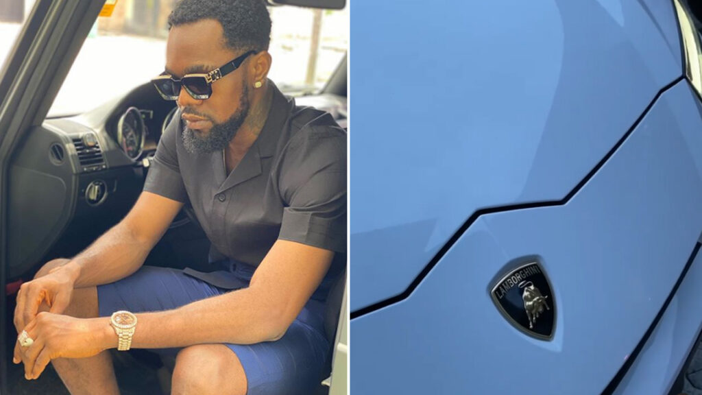 Patoranking shows off his new Lamborghini Urus worth N100M