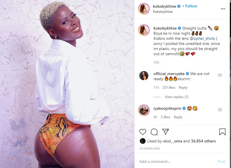 Y'all Let Me Breathe – BBNaija Star Khloe, Replies Trolls Who