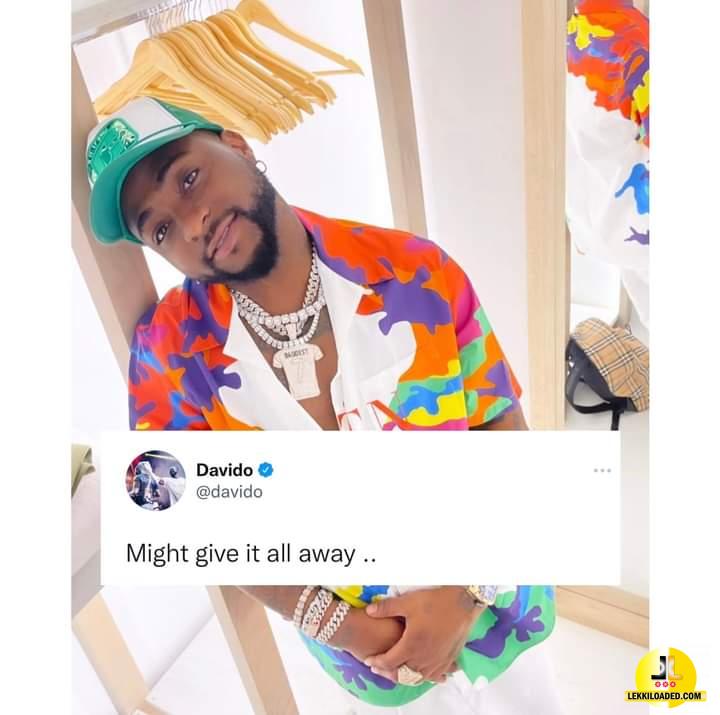 I Might Give It All - Davido Writes After Gathering over 180M