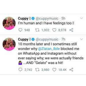 DJ CUPPY SURPRISES ZLATAN AT HIS LONDON CONCERT AS THEY REUNITE