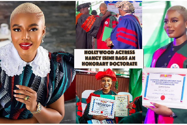 Nancy Isime bags honorary doctorate degree from Prowess University USA