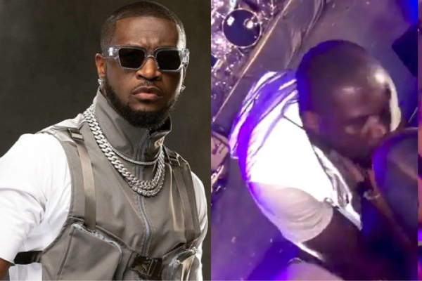 Peter Okoye States Reason For Kissing Female fan on Stage
