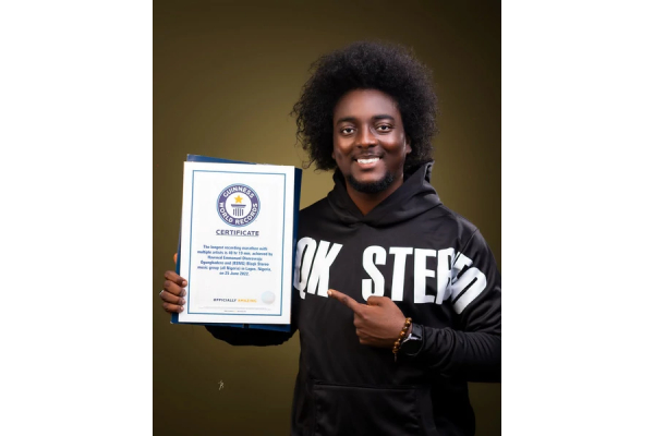 Actor Hawwal Ogungbadero, 29 others set Guinness World Record for longest recording session