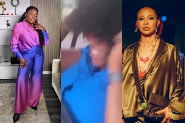 Funke Akindele snaps at Nse Ikpe Etim for exposing her (Video)