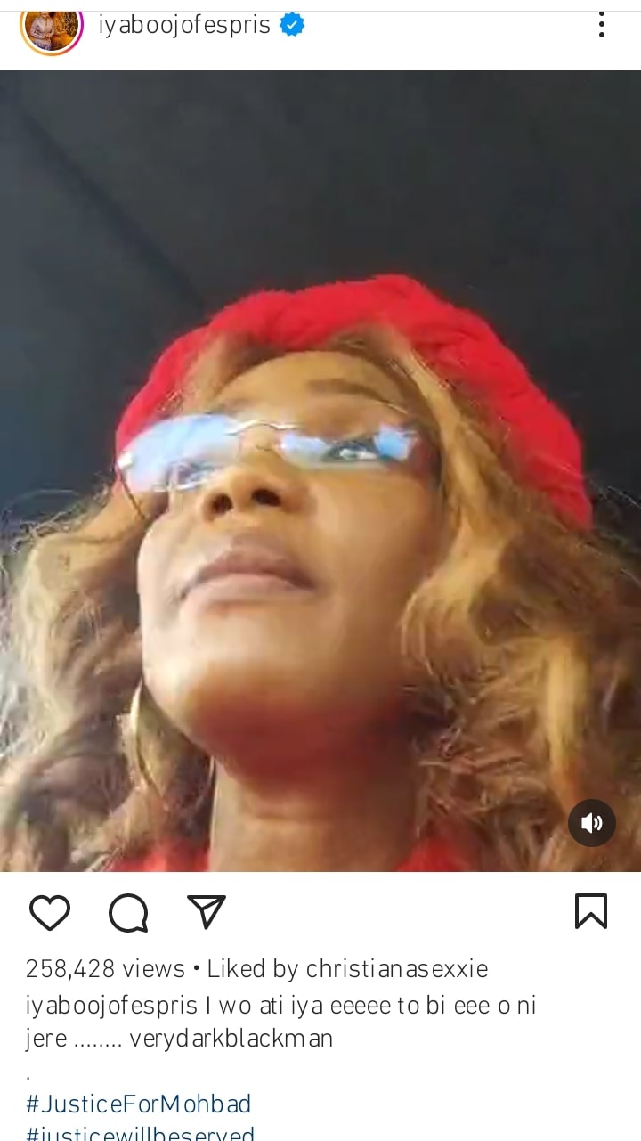 Iyabo Ojo slams Very Dark Man