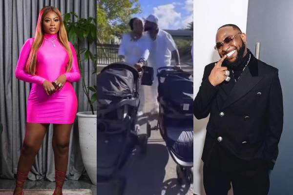 Sophia Momodu slams Davido’s fan over video of singer, Chioma and their twins