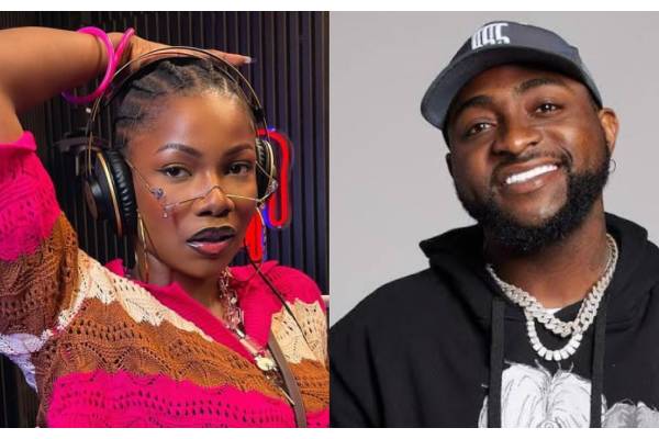 Davido stirs the internet as he likes shady tweet about Tacha, after she dragged him over beef with Tiwa Savage