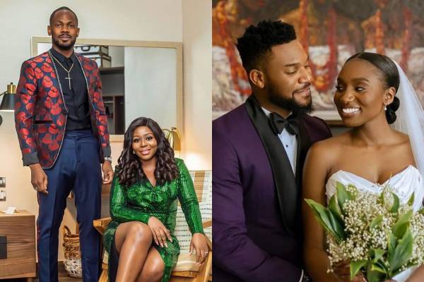Actor Etim Effiong’s wife, Toyosi spills Why she had mixed feelings about Kunle Remi and Tiwi’s marriage