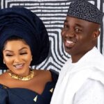 Mercy Aigbe beams with pride as husband, Kazim Adeoti gets new title