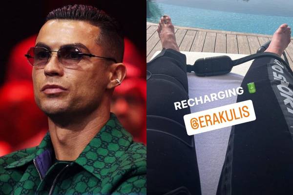 Cristiano Ronaldo stirs reactions from Daddy Freeze, others as he shows off his feet