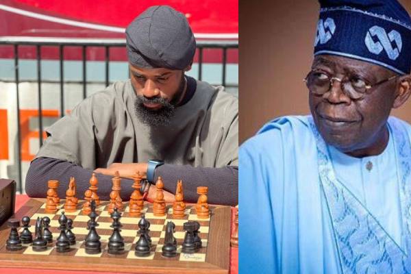 President Tinubu backs record-chasing chess star Onakoya