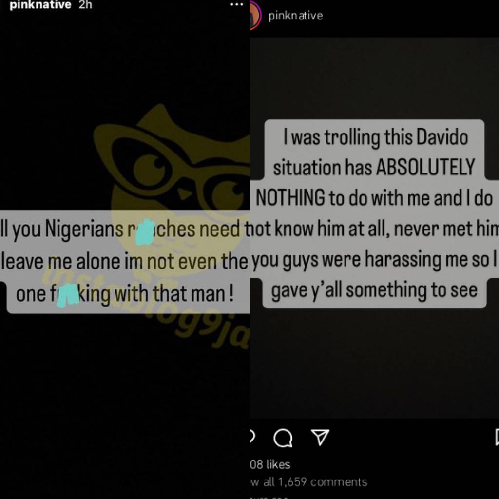US model Bonita Maria shares video of Davido profusely crying over her 