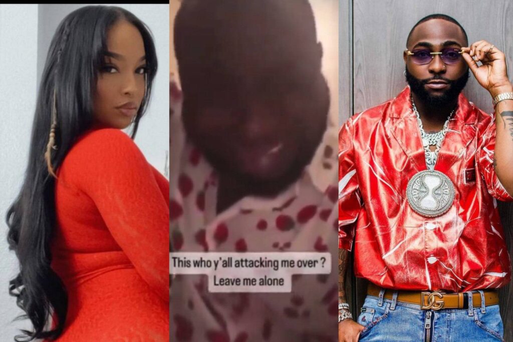 US model Bonita Maria shares video of Davido profusely crying over her