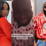 US model Bonita Maria shares video of Davido profusely crying over her