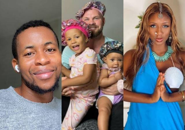 Solomon Buchi mocks Justin Dean for crying over daughter twerking like mother