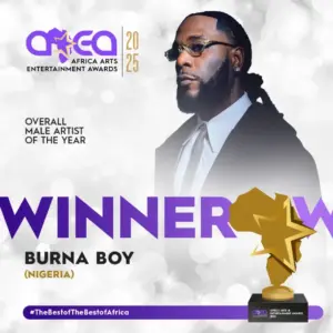 Burna Boy Lead Big Wins at 2025 AAEA Awards