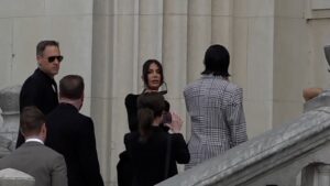 Earlier this month, Kardashian took the stand. Wearing a jeweled necklace, she told the court, “I thought I was going to die,”