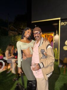 Korra Obidi and Dennis Graham