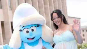 Rihanna Glows in Couture at The Smurfs Premiere in Brussels