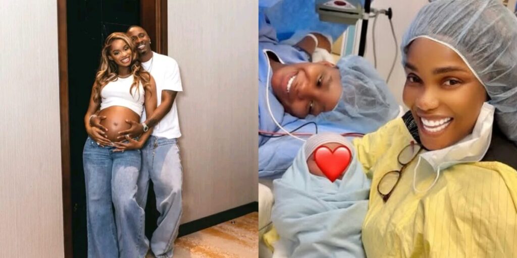 Priscilla Ojo and Juma Jux welcome baby boy in Canada"