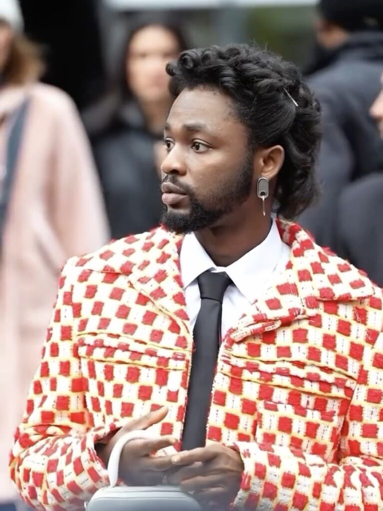 Omah Lay smiles while showing off his weight gain after Sweet Fanta Diallo upgrade.