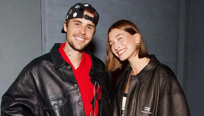 Image showing Hailey and Jack Bieber celebrating Justin Bieber’s Album of the Year nomination, capturing the joyful moment shared with fans across social media.