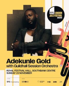 Adekunle Gold thrills London fans with a Session Orchestra performance after a heartwarming introduction from daughter Deja.”