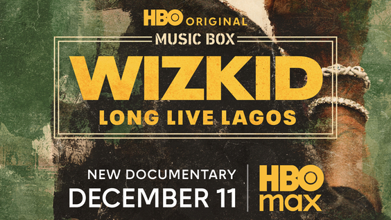 Wizkid posing confidently in Lagos for the Long Live Lagos documentary on HBO Max