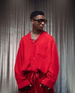 Wizkid posing confidently in Lagos for the Long Live Lagos documentary on HBO Max