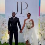 Juma Jux and Priscilla smiling together at a public event, representing love, stability, and the personal growth behind his evolving music journey