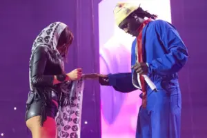Young Thug and Mariah The Scientist celebrating their engagement in Atlanta