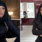 Cardi B performing “Girls Like You” live on stage at Soundstorm Festival in Riyadh, Saudi Arabia.