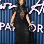 Tems performing live at the British Fashion Awards 2025 in London, delivering the debut performance of “I’m Not Sure.”