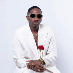Juma Jux on stage after winning Best Male Artiste in Eastern Africa at AFRIMA.