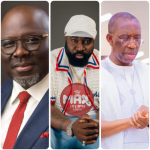 Harrysong performing his duties as Delta State Executive Assistant on Entertainment at a cultural event.