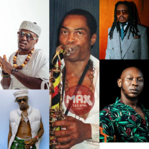 Konga speaking on the Wizkid Fela Kuti dispute during a radio interview about Nigerian music legacy.