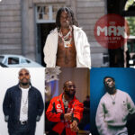 Rema celebrates his triple win at the 9th AFRIMA Awards in Lagos, Nigeria.