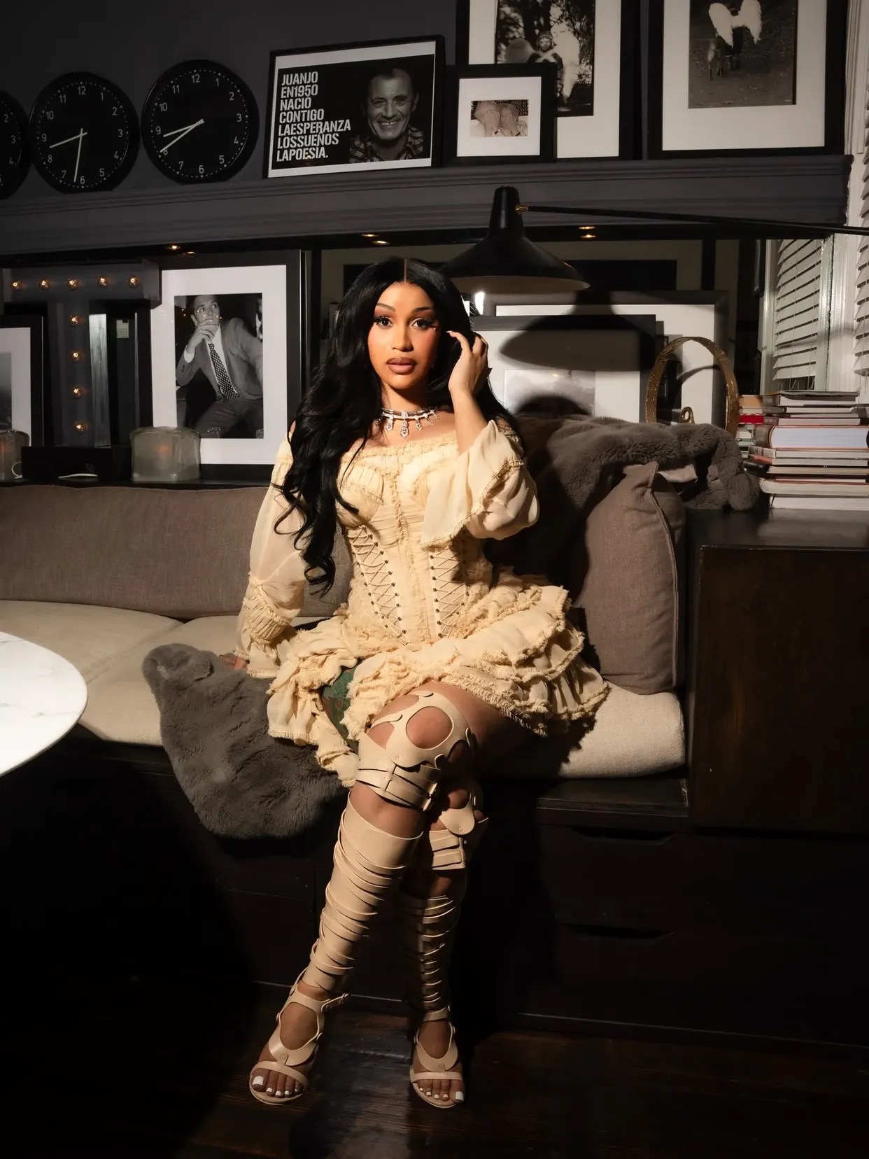 Cardi B speaking during Instagram Live amid Cardi B and Stephon Diggs breakup news.