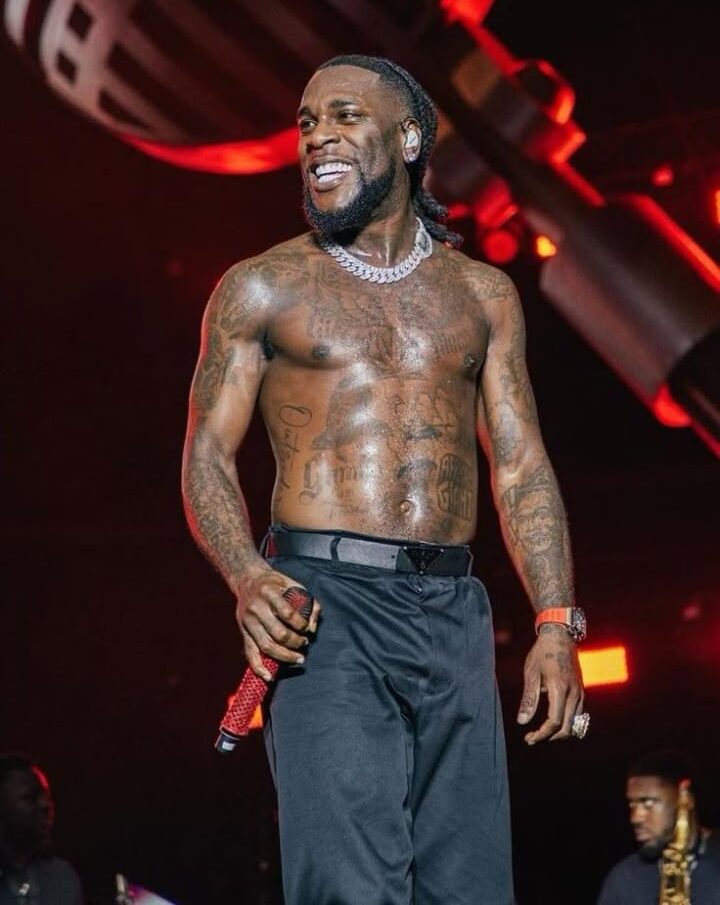 Angelique Kidjo speaking warmly about Burna Boy during a live video call praising his music and creative style.