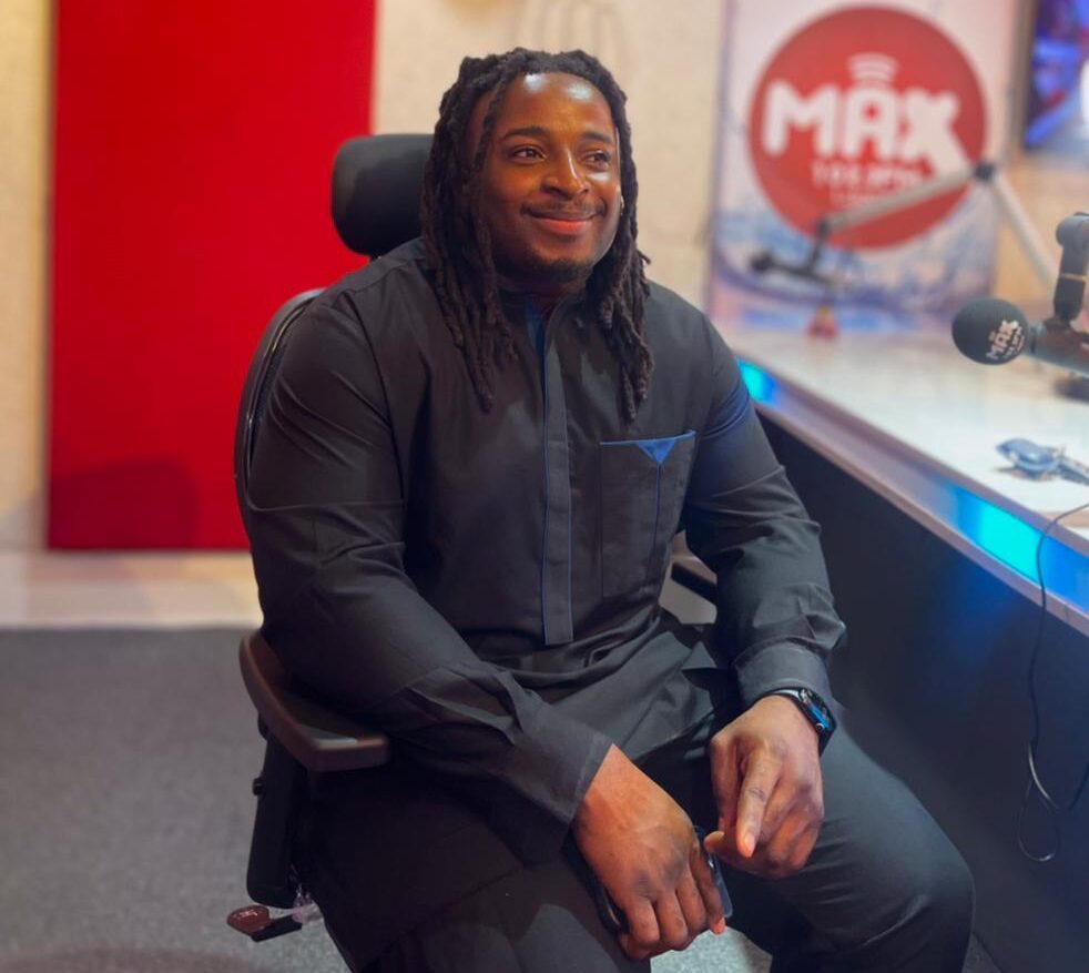 Samuel Ogunkoya during an interview discussing the Wahalaroom platform and his vision to promote Afrobeats internationally.