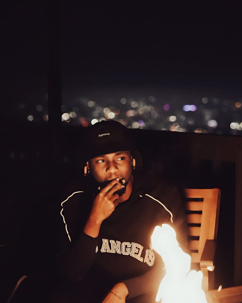 Omah Lay talking about his Grammys night and breakup during his London listening party.