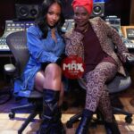 Angelique Kidjo and Ayrastarr promoting their new Afrobeats collaboration, “Aye Kan (Are You Coming Back?)