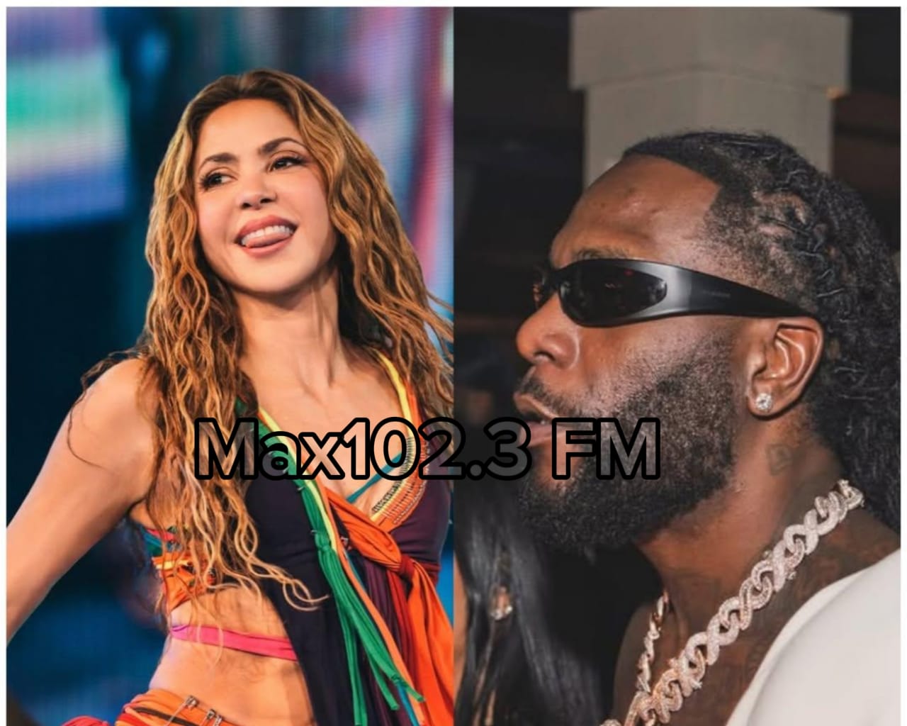 Burna Boy and Shakira celebrate the global success of their hit collaboration DAI DAI.