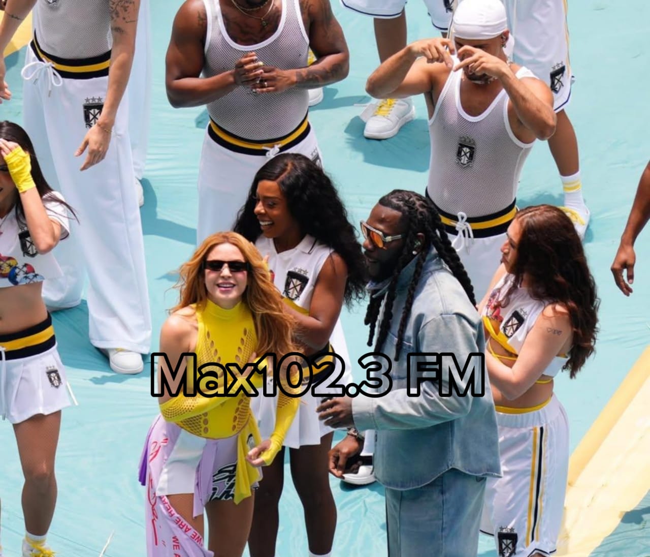 Burna Boy and Shakira celebrate the global success of their hit collaboration DAI DAI.