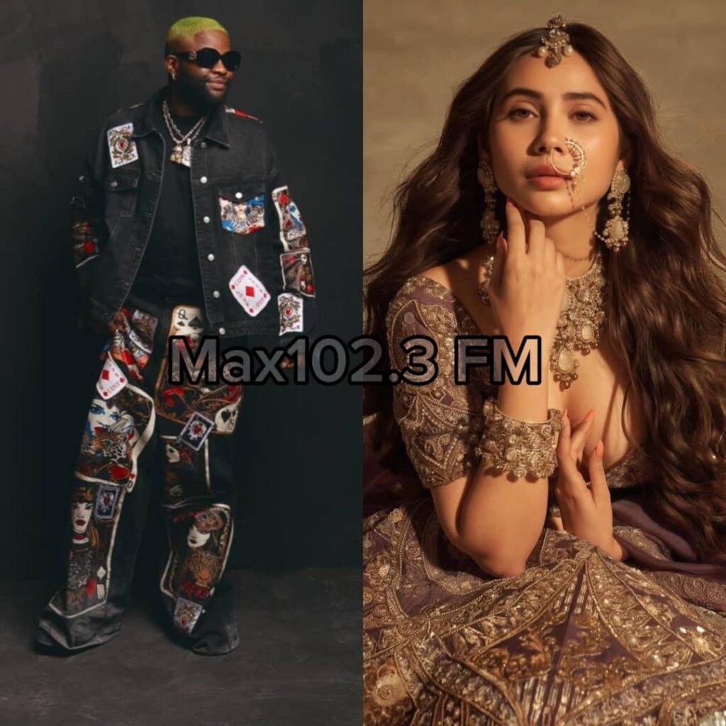 Official promotional artwork for Skales and Zahrah's new song "MOVE BODY."