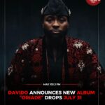 Davido promoting the Davido Oriade album ahead of its July 31 release.